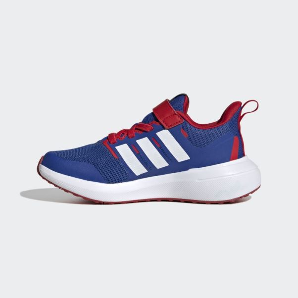 Bleu Royal Adidas X Marvel Fortarun Spider-man 2.0 Cloudfoam Sport Lace Top Strap Shoes Hot