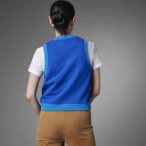 Adidas Adicolor Heritage Now Pull Gilet Royal