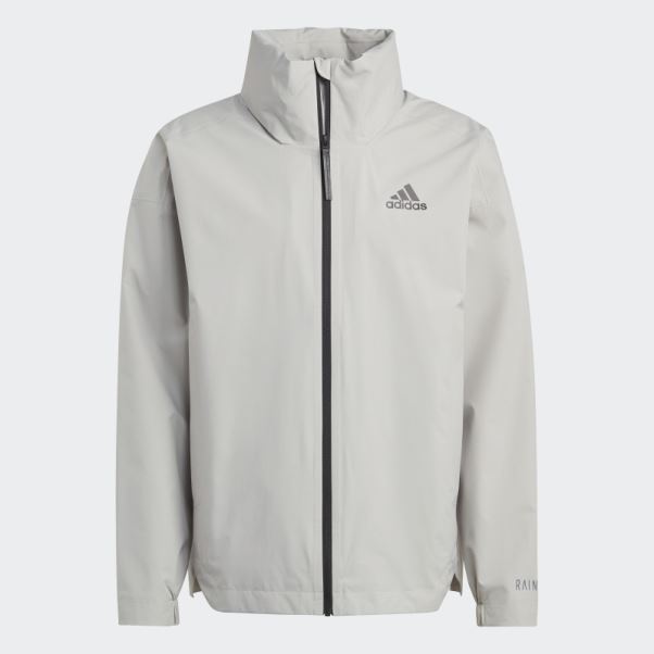 Veste Adidas Traveer Rain.rdy Gris Métallisé (neutre)
