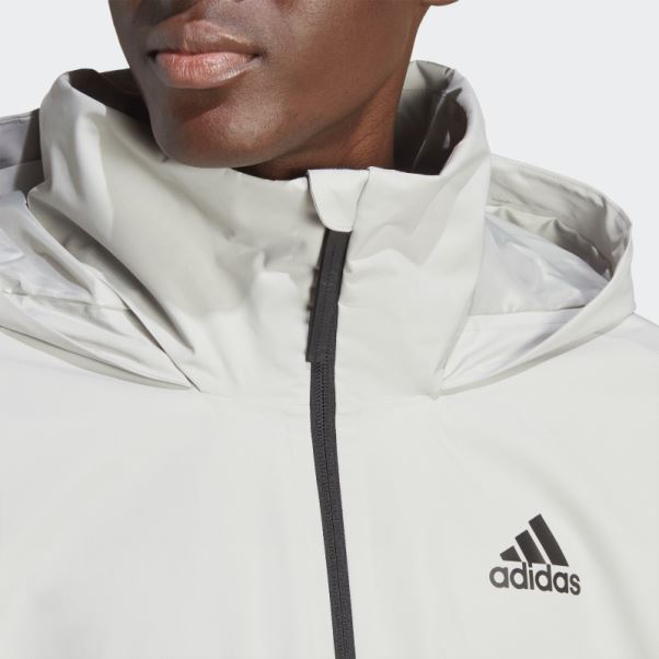 Veste Adidas Traveer Rain.rdy Gris Métallisé (neutre)