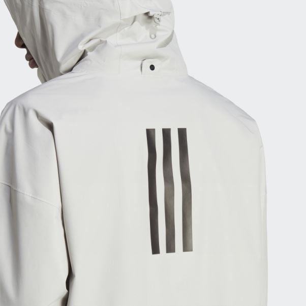 Veste Adidas Traveer Rain.rdy Gris Métallisé (neutre)