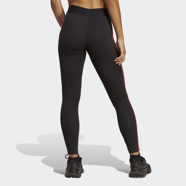 Legging 3 Bandes Noir Adidas