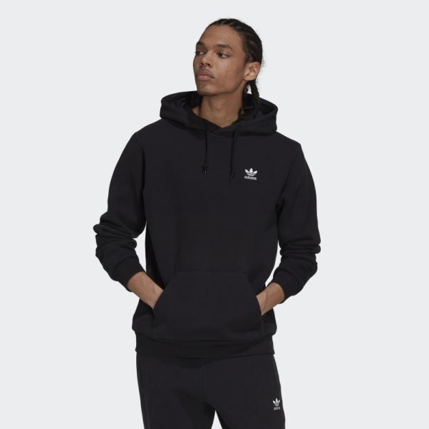 Sweat à Capuche Adicolor Essentials Trèfle Adidas Noir