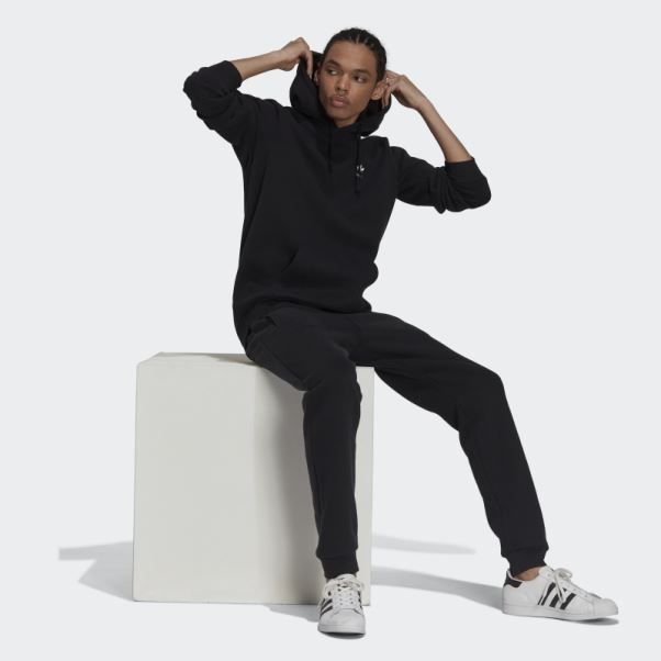 Sweat à Capuche Adicolor Essentials Trèfle Adidas Noir