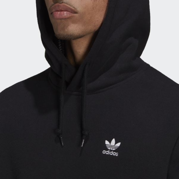 Sweat à Capuche Adicolor Essentials Trèfle Adidas Noir