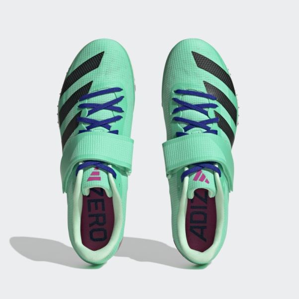 Adidas Adizero Chaussures De Saut En Hauteur Menthe