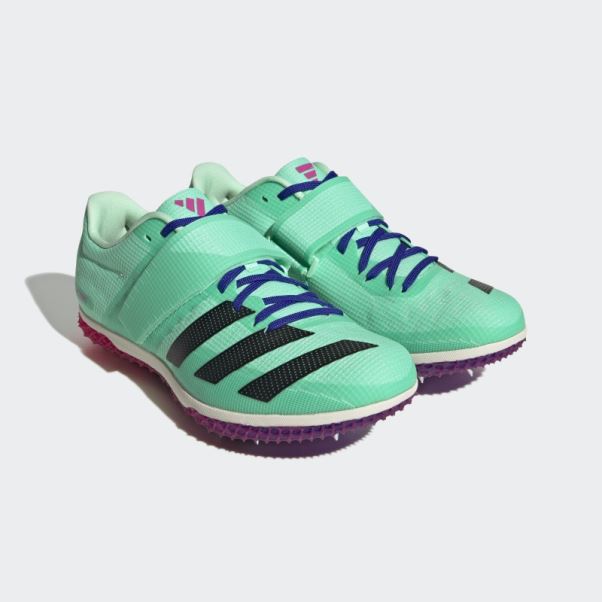 Adidas Adizero Chaussures De Saut En Hauteur Menthe