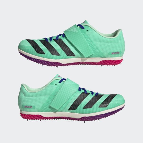 Adidas Adizero Chaussures De Saut En Hauteur Menthe