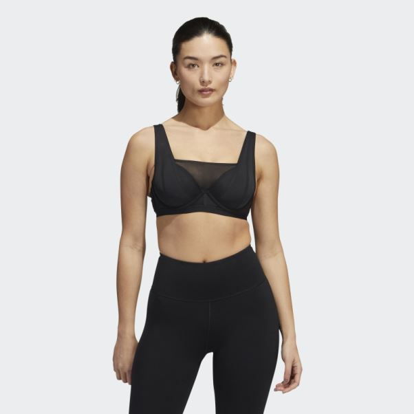 Soutien-gorge D'entraînement à Maintien élevé Tlrd Impact Luxe Noir Adidas