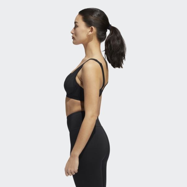 Soutien-gorge D'entraînement à Maintien élevé Tlrd Impact Luxe Noir Adidas