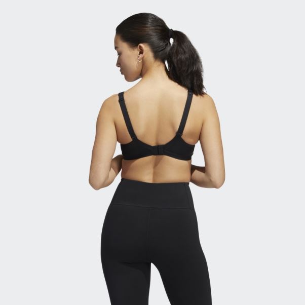 Soutien-gorge D'entraînement à Maintien élevé Tlrd Impact Luxe Noir Adidas