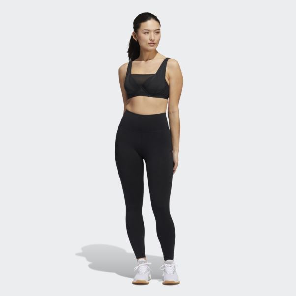 Soutien-gorge D'entraînement à Maintien élevé Tlrd Impact Luxe Noir Adidas