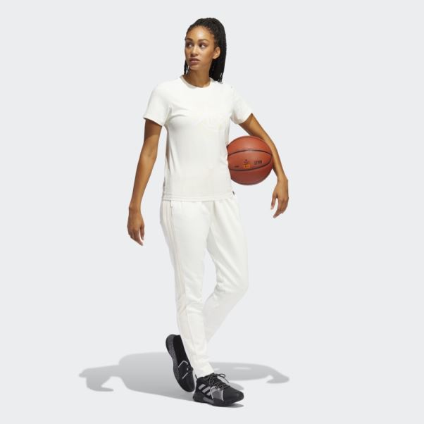 Pantalon Adidas Candace Parker Blanc