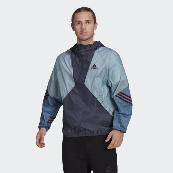 Anorak Adidas Back To Sport Wind.rdy Bleu Marine