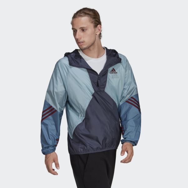 Anorak Adidas Back To Sport Wind.rdy Bleu Marine