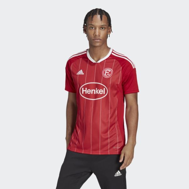 Maillot Domicile Adidas Fortuna Düsseldorf 22/23 Rouge