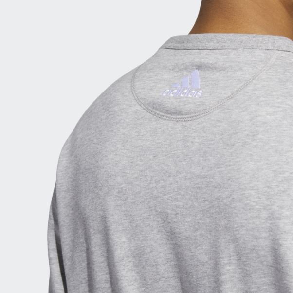 Sweat Adidas Oilers Vintage Crew Gris Moyen