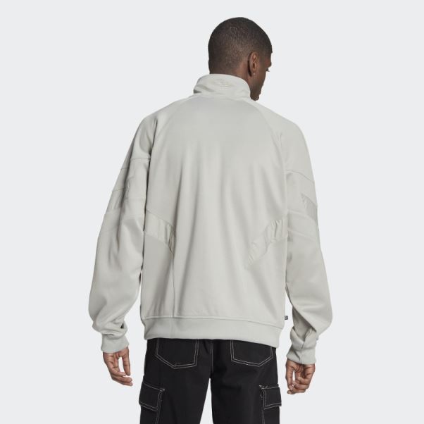 Veste De Survêtement Adidas Rekive Gris Metal