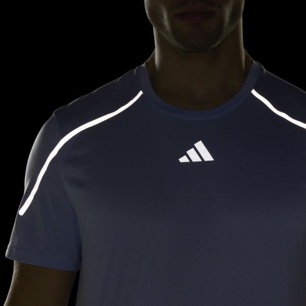 T-shirt Adidas Confident Engineered Bleu Aube