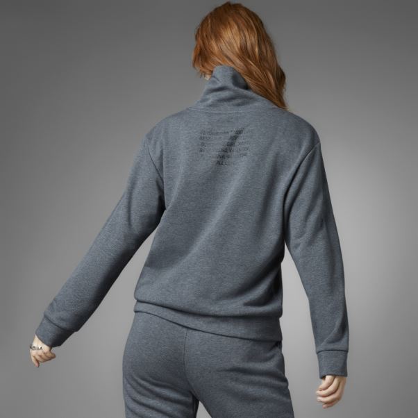 Sweat Saint Valentin Chiné Gris Foncé Adidas