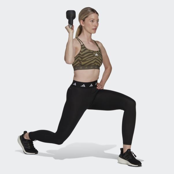Soutien-gorge Zèbre à Maintien Moyen Hyperglam Techfit Adidas Multicolore