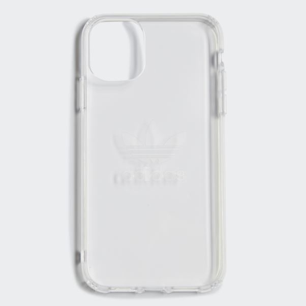 Mode Argent Adidas Ou étui De Protection Transparent Grand Logo Pour Iphone 11