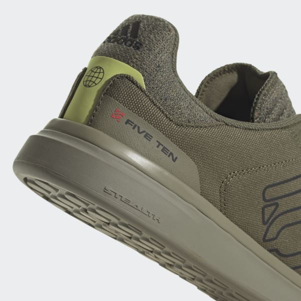 Adidas Olive Five Ten Sleuth Dlx Chaussures De Vélo De Montagne En Toile