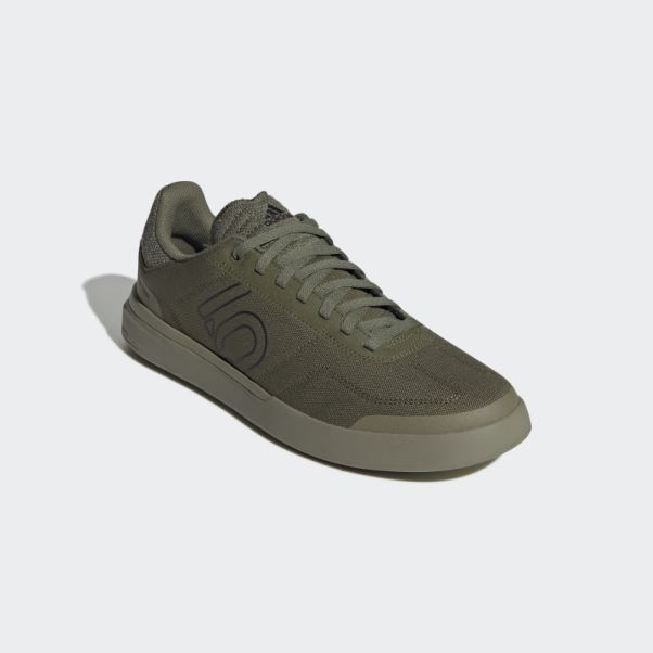 Adidas Olive Five Ten Sleuth Dlx Chaussures De Vélo De Montagne En Toile