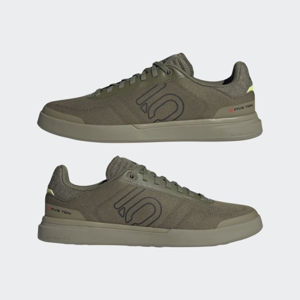 Adidas Olive Five Ten Sleuth Dlx Chaussures De Vélo De Montagne En Toile