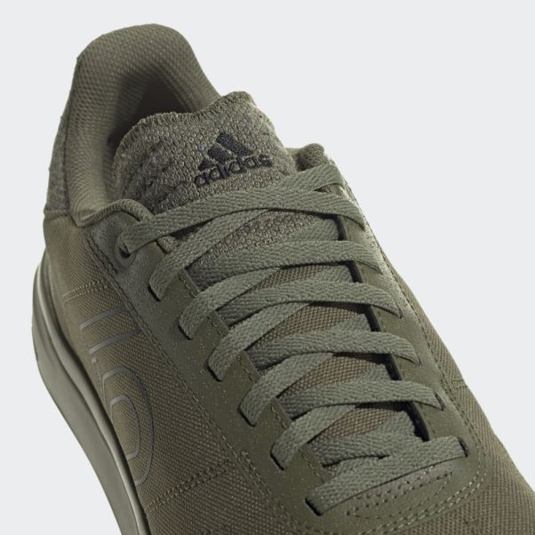 Adidas Olive Five Ten Sleuth Dlx Chaussures De Vélo De Montagne En Toile