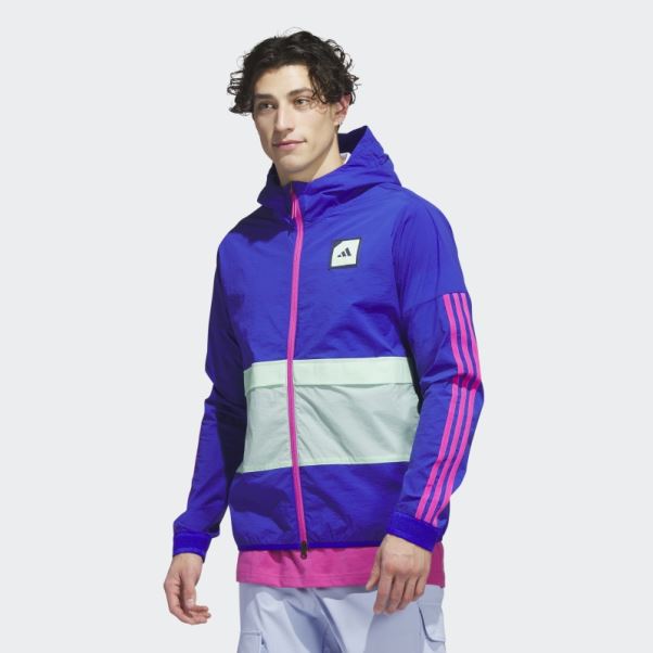 Veste Une Couche Adidas Adicross X Energy Pour Homme Bleu