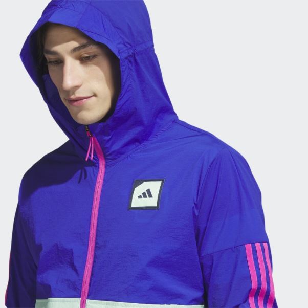 Veste Une Couche Adidas Adicross X Energy Pour Homme Bleu