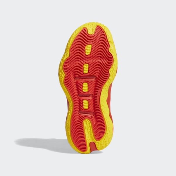 Adidas Super Dame 8 Chaussures De Basket Orange