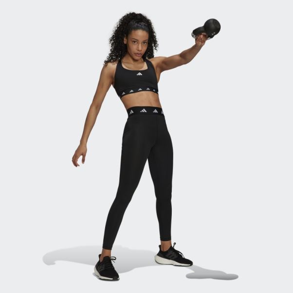 Legging Techfit Period Proof 7/8 Noir Adidas