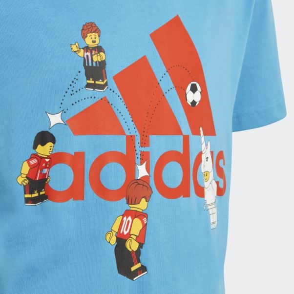 Adidas X Lego Football Badge Of Sport T-shirt Graphique Splash Frais