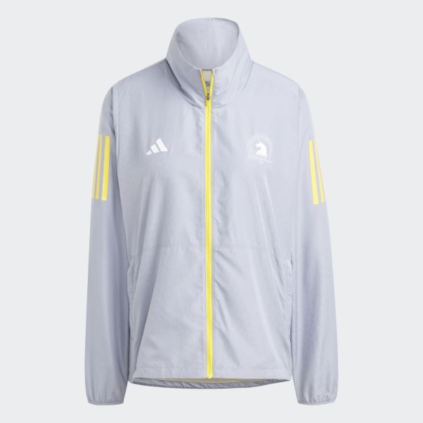 Adidas Boston Marathon 2023 Celebration Running Veste Violet Argent
