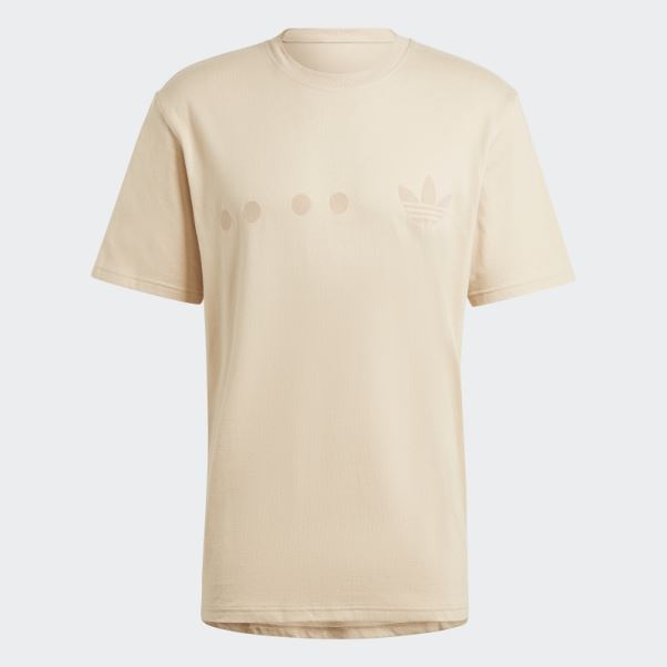 T-shirt Graphique Adidas Rifta City Boy Beige