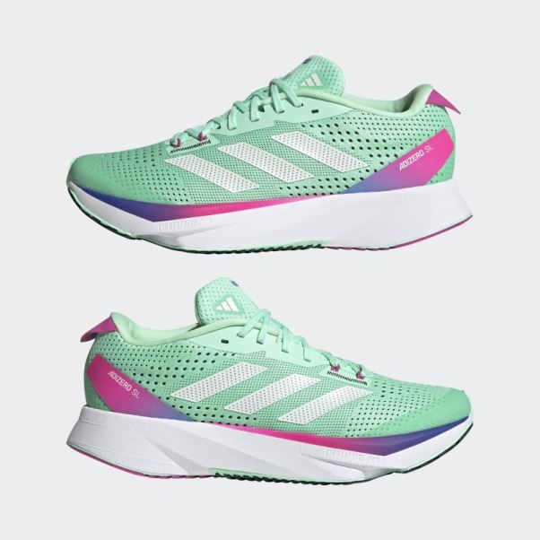 Chaussures De Course Adizero Sl Menthe Adidas