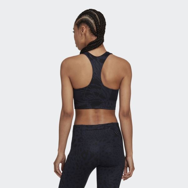 Soutien-gorge Imprimé à Maintien Moyen Adidas Ink