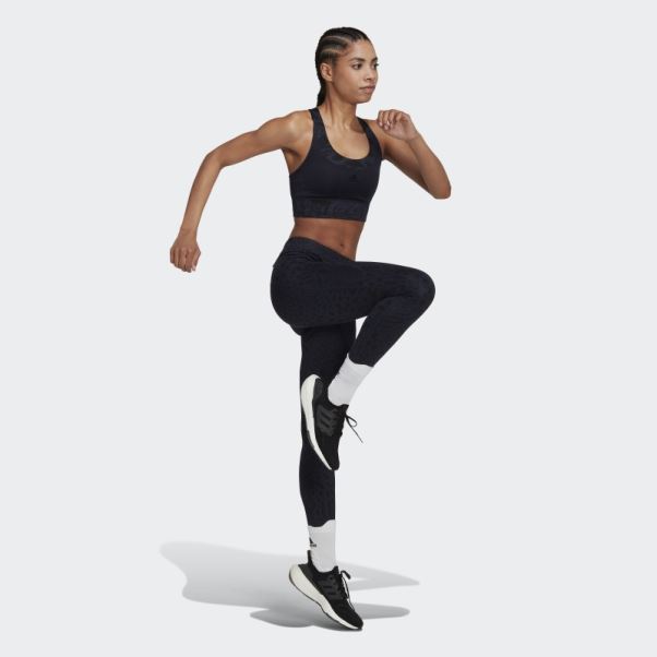 Soutien-gorge Imprimé à Maintien Moyen Adidas Ink
