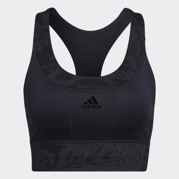 Soutien-gorge Imprimé à Maintien Moyen Adidas Ink