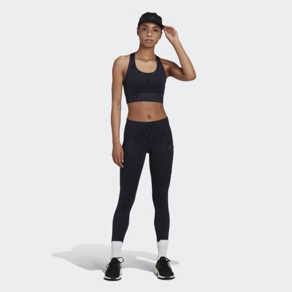Soutien-gorge Imprimé à Maintien Moyen Adidas Ink