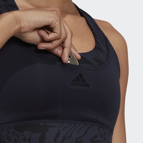 Soutien-gorge Imprimé à Maintien Moyen Adidas Ink