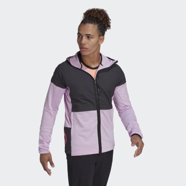 Veste Coupe-vent Lilas Five Ten Flooce Adidas
