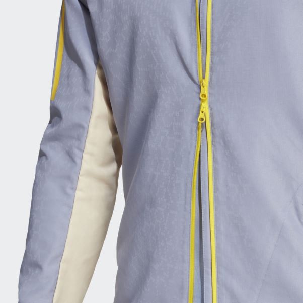 Veste De Course Adidas Silver Violet Boston Marathon 2023 Celebration