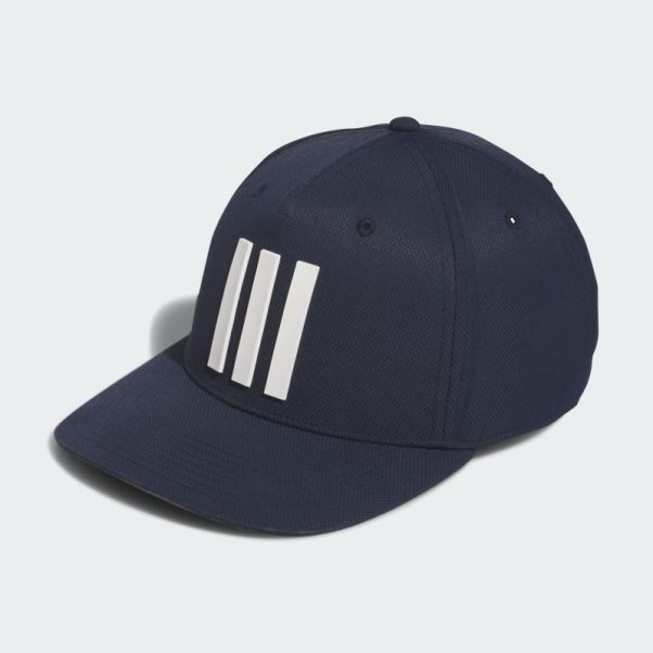 Casquette Tour 3 Bandes Bleu Marine Adidas