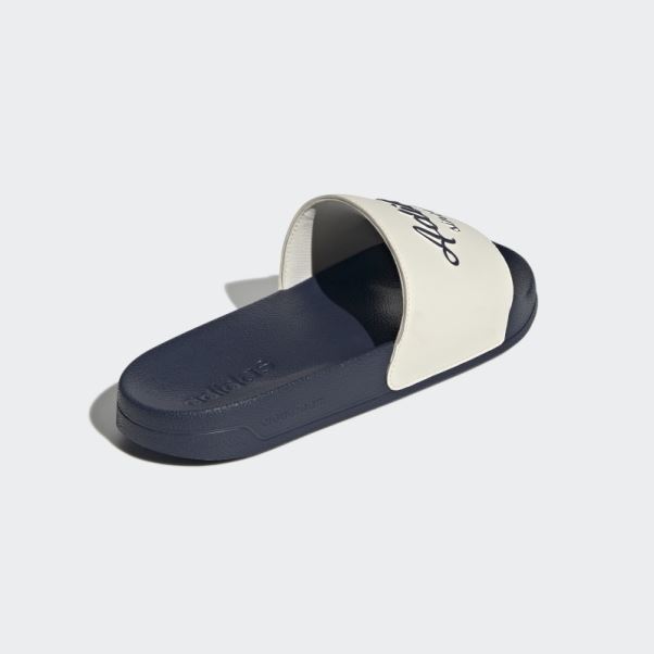 Adidas Adilette Toboggans De Douche Bleu Marine