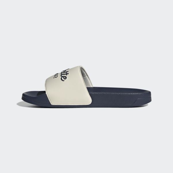 Adidas Adilette Toboggans De Douche Bleu Marine