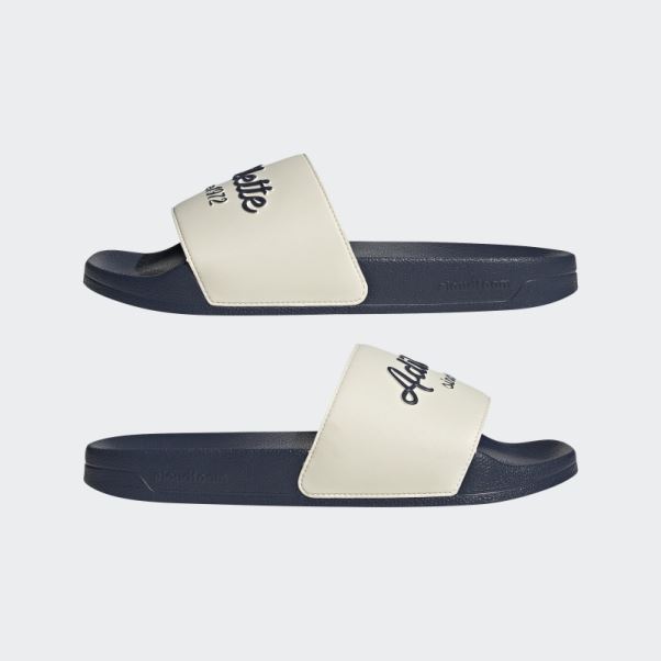 Adidas Adilette Toboggans De Douche Bleu Marine
