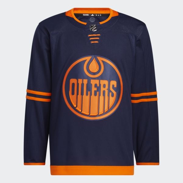 Adidas Oilers Third Authentique Maillot Pro Bleu Marine 09 CCM-SLD